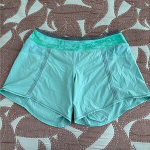 Lululemon Athletica Light Teal Shorts